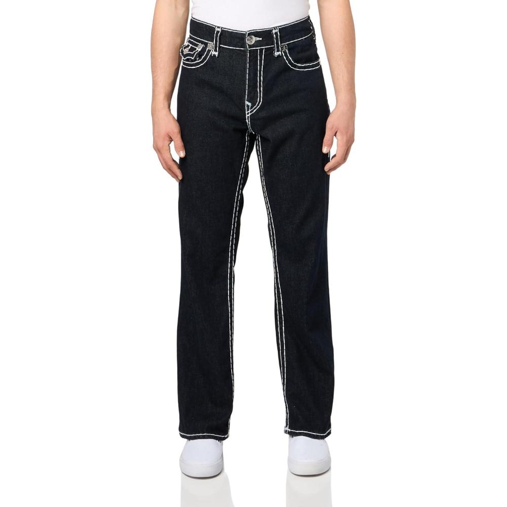 imageTrue Religion Mens Billy Marled Lurex Logo Super T Flap 12Rinse