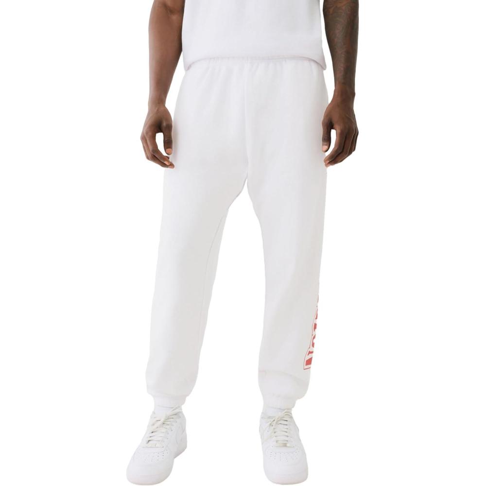 imageTrue Religion Mens Raw Exaggerated Icon JoggerTrv Red