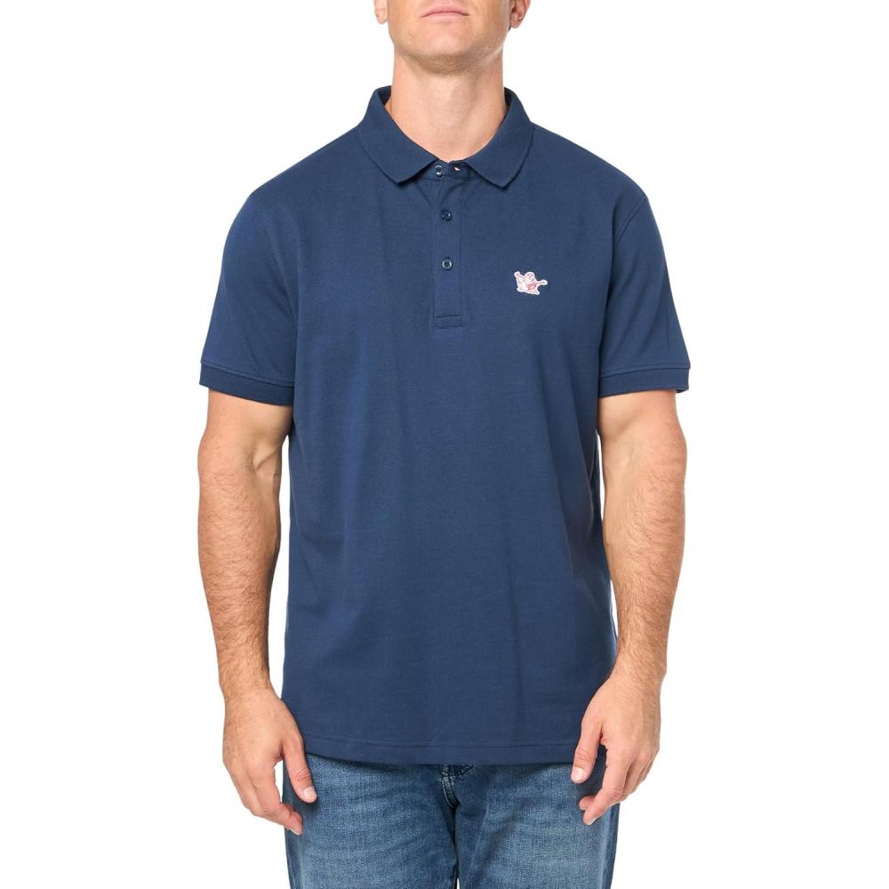 imageTrue Religion Mens Relaxed Buddha Patch PoloDress Blue