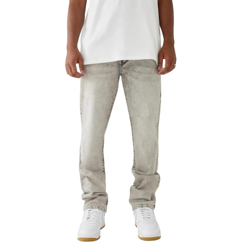 imageTrue Religion Mens Ricky Super T Nf Rope HsGallatin Grey Wash