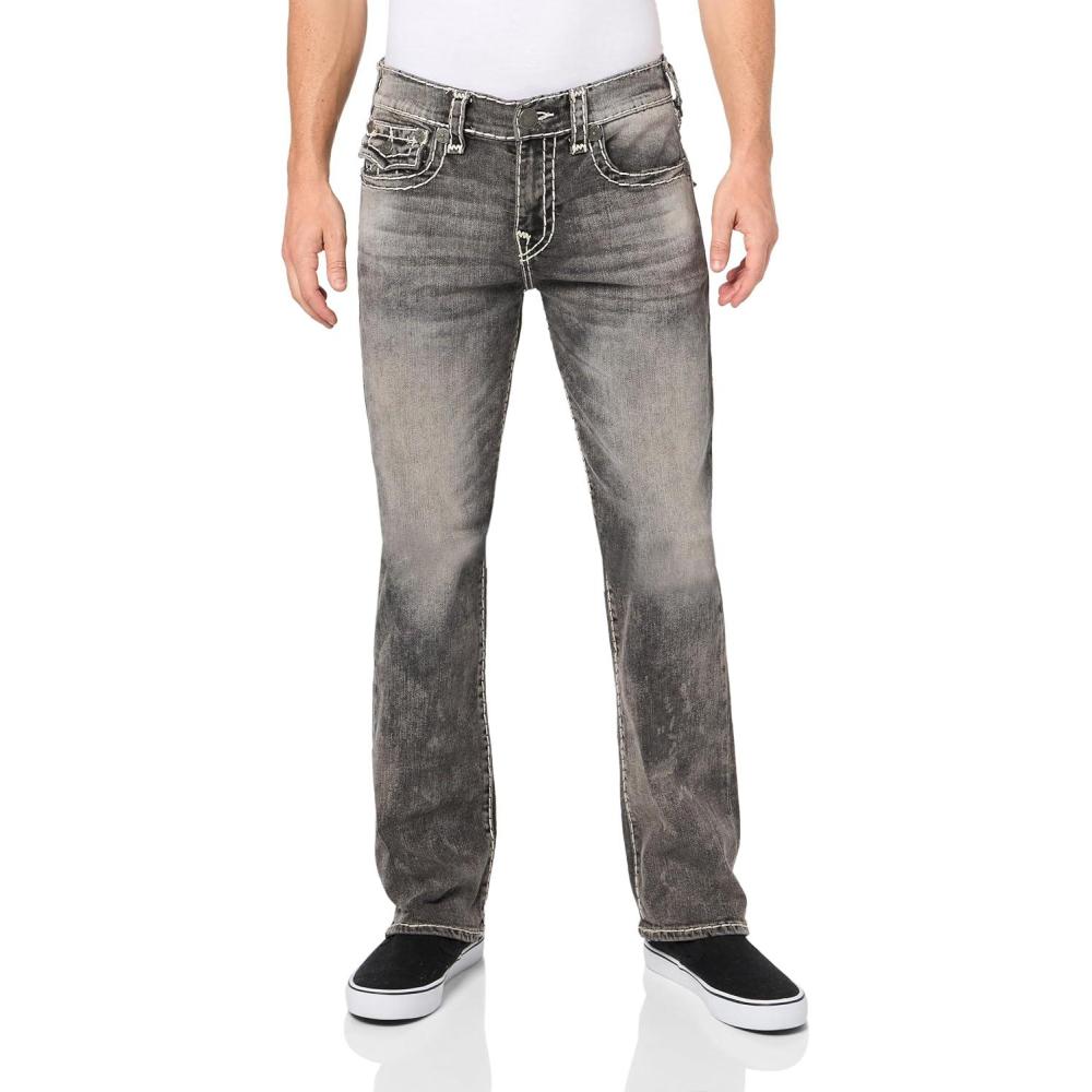 imageTrue Religion Mens Ricky Super T Nf Rope HsGreymouth Wash