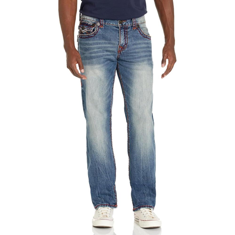 imageTrue Religion Mens Ricky Super T Nf Rope HsWorn Trophy Medium