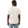 True Religion Men’s Applique Terry Tee – Short Sleeve Crewneck Casual T-Shirt(Winter White)