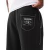 True Religion Men’s Baggy Big T Sweatpants(Jet Black)