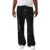 True Religion Men’s Baggy Big T Sweatpants(Jet Black)