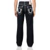 True Religion Men’s Billy Marled Lurex Logo Super T Flap 1/2″(Rinse)