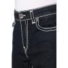 True Religion Men’s Billy Marled Lurex Logo Super T Flap 1/2″(Rinse)