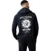 True Religion Men’s Blazing Tour Applique Zip-Up Hoodie(Phantom)