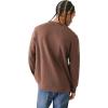 True Religion Men’s Buddha Puff Pullover Crewneck Hoodie(Bracken)