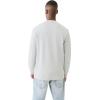 True Religion Men’s Buddha Puff Pullover Crewneck Hoodie(Heather Grey)