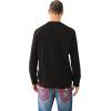 True Religion Men’s Buddha Puff Pullover Crewneck Hoodie(Jet Black)