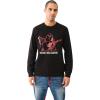 True Religion Men’s Buddha Puff Pullover Crewneck Hoodie(Jet Black)