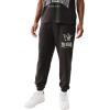 True Religion Men’s Crackle Classic Jogger(Jet Black)