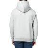 True Religion Men’s Crackle Zip Up Hoodie(Heather Grey)