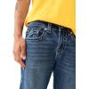 True Religion Men’s Geno Big T Flap Slim Fit(Medium Blustery Wash)