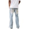 True Religion Men’s Joey Super T Flap Twisted Seam 1/2″(Nihal Light Wash)
