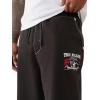 True Religion Men’s NO1 Baggy Big T Sweatpants(Jet Black)