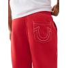 True Religion Men’s NO1 Baggy Big T Sweatpants(Trv Red)