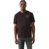 True Religion Men’s Puff Stitch Tee(Jet Black)