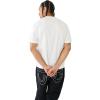 True Religion Men’s Relaxed Bp Tee(Optic White)