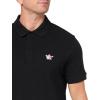 True Religion Men’s Relaxed Buddha Patch Polo(Jet Black)