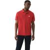 True Religion Men’s Relaxed Buddha Patch Polo(Red Dahlia)