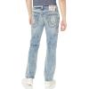 True Religion Men’s Ricky Nf Super T(Torrential Medium Wash W/ Rips)