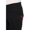 True Religion Men’s Ricky Sn Flap 1/2″ 32 Inseam- Embroidery(Black)
