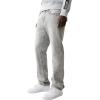 True Religion Men’s Ricky Straight Fit Jeans with Snap Flap Pockets – Mesh High Shine(Rebel Trail Grey Wash)