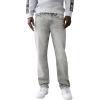 True Religion Men’s Ricky Straight Fit Jeans with Snap Flap Pockets – Mesh High Shine(Rebel Trail Grey Wash)