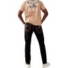 True Religion Men’s Rocco Flap Super T 32 Inseam(2sb Body Rinse Black)