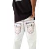 True Religion Men’s Rocco Flap Super T 32 Inseam(Captain Court Light Wash)
