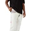 True Religion Men’s Rocco Flap Super T 32 Inseam(Captain Court Light Wash)