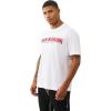 True Religion Men’s Short Sleeve Flock Buddha Tee – Crewneck Graphic T-Shirt(Optic White)
