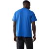 True Religion Men’s Short Sleeve Reflective Arch Tee – Modern Fit with Eye-Catching Reflective(Galaxy Blue)