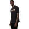 True Religion Men’s Short Sleeve Reflective Arch Tee – Modern Fit with Eye-Catching Reflective(Jet Black)