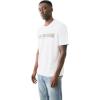 True Religion Men’s Short Sleeve Reflective Arch Tee – Modern Fit with Eye-Catching Reflective(Optic White)
