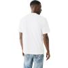 True Religion Men’s Short Sleeve Reflective Arch Tee – Modern Fit with Eye-Catching Reflective(Optic White)