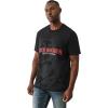 True Religion Men’s Short Sleeve Shadow Logo Tee – Crewneck Graphic T-Shirt(Jet Black)