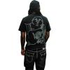True Religion Men’s Short Sleeve Shadow Logo Tee – Crewneck Graphic T-Shirt(Jet Black)
