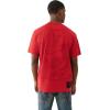 True Religion Men’s Short Sleeve Shadow Logo Tee – Crewneck Graphic T-Shirt(Trv Red)