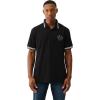 True Religion Men’s Ss Buddha Patch Polo(Jet Black)