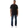 True Religion Men’s Ss Buddha Patch Polo(Jet Black)