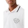 True Religion Men’s Ss Buddha Patch Polo(Optic White)