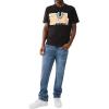 True Religion Men’s Ss High Density Tee(Jet Black)