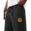 True Religion Men’s Tiger Baggy Vintage Sweatpants(Jet Black)