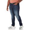 True Religion Men’s Geno Sn 34 Inseam(Dark Wash Muddy Waters)