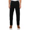 True Religion Men’s Rocco Super T Jeans – Non-Flap Pockets, 32-Inch Inseam, Skinny Slim Fit(Body Rinse Black)