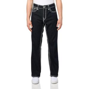True Religion Men’s Billy Marled Lurex Logo Super T Flap 1/2″(Rinse)
