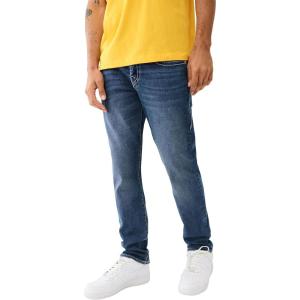 True Religion Men’s Geno Big T Flap Slim Fit(Medium Blustery Wash)